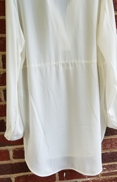 (Donated)KAARI Blue.. High Low Sheer Top - Picture 3 of 6